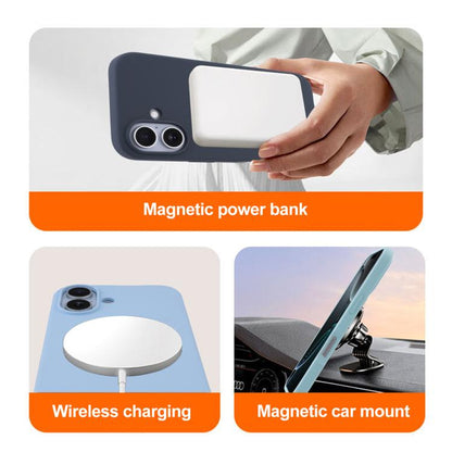 For iPhone 13 mini Liquid Silicone Full Coverage MagSafe Phone Case(Black) - iPhone 13 mini Cases by PMC Jewellery | Online Shopping South Africa | PMC Jewellery | Buy Now Pay Later Mobicred