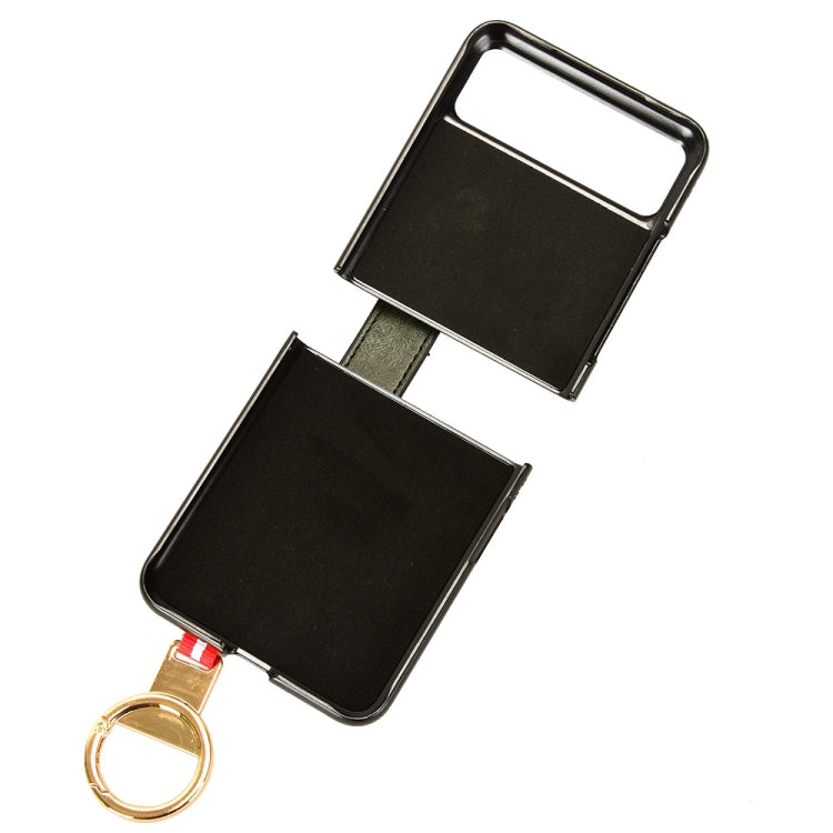 For Motorola Razr 40 Wristband Leather Back Phone Case(Blue) - Motorola Cases by PMC TechLife | Online Shopping South Africa | PMC TechLife