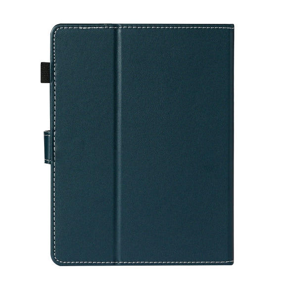 For 10 inch Universal Solid Color Horizontal Flip Leather Case with Card Slots & Holder & Pen Slot(Dark Green)