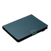 For 10 inch Universal Solid Color Horizontal Flip Leather Case with Card Slots & Holder & Pen Slot(Dark Green)