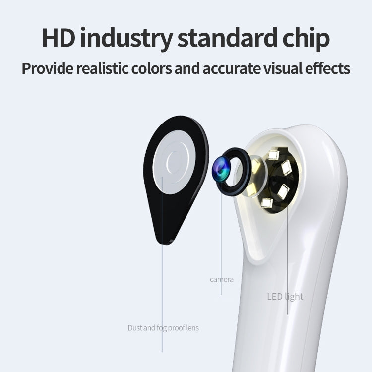AN109 6LEDs 1080P 3 in 1 Visible Oral Endoscope(Green)