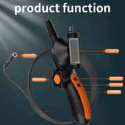 F180 8mm Lens 360 degree Free Spins Automotive Repair Endoscope, Spec:2m Soft Tube