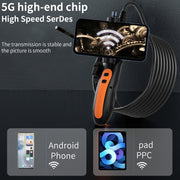 F180 8mm Lens 360 degree Free Spins Automotive Repair Endoscope, Spec:2m Soft Tube