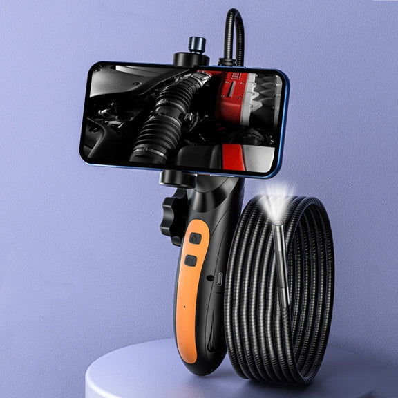 F180 8mm Lens 360 degree Free Spins Automotive Repair Endoscope, Spec:3m Soft Tube