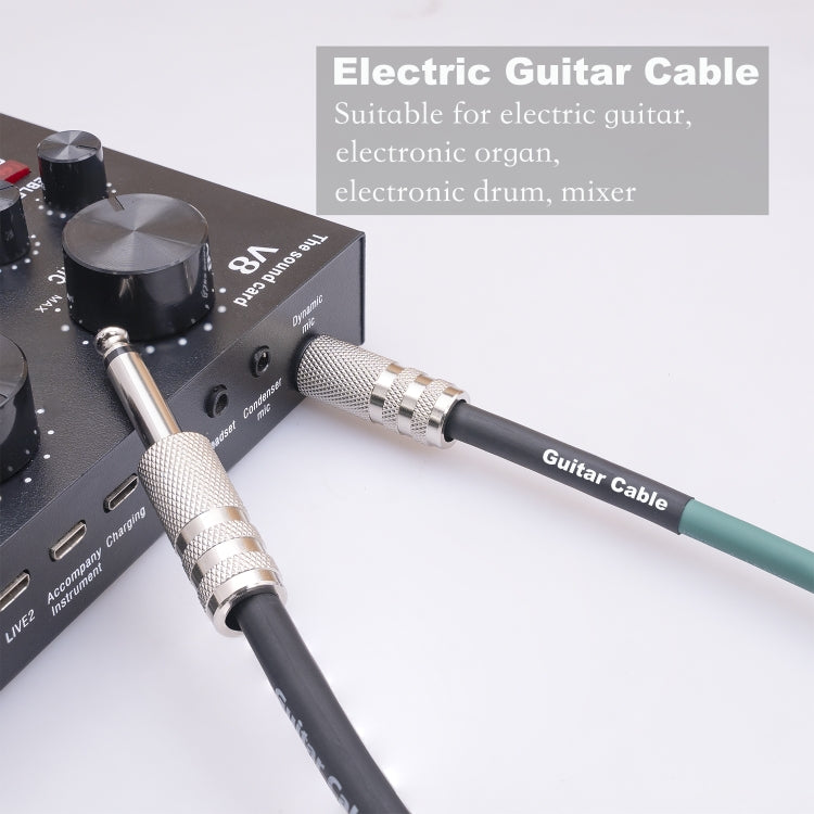 3045GR Mono 6.35mm Plug Male to Male Electric Guitar Audio Cable, Length:10m - Microphone Audio Cable & Connector by PMC TechLife | Online Shopping South Africa | PMC TechLife | Buy Now Pay Later Mobicred