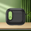 For AirPods 3 Carbon Fiber Texture Wireless Earphones Case with Security Lock(Green) - For AirPods 3 by PMC Jewellery | Online Shopping South Africa | PMC Jewellery | Buy Now Pay Later Mobicred