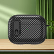 For AirPods Pro 2 Carbon Fiber Texture Wireless Earphones Case with Security Lock(Black) - For AirPods Pro 2 by PMC Jewellery | Online Shopping South Africa | PMC Jewellery | Buy Now Pay Later Mobicred