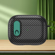 For AirPods Pro Carbon Fiber Texture Wireless Earphones Case with Security Lock(Dark Green) - For AirPods Pro by PMC Jewellery | Online Shopping South Africa | PMC Jewellery | Buy Now Pay Later Mobicred