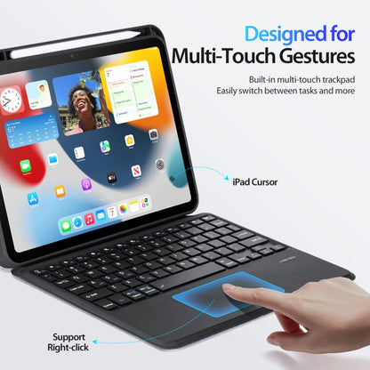 For iPad 10th Gen 10.9 2022 DUX DUCIS DK Series Magnetic Wireless Bluetooth Keyboard Tablet Case(Black) - free shipping - PMC Jewellery - Order now!