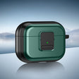 For AirPods Pro 2 TPU + PC Wireless Earphones Case with Magnetic Switch(Green) - For AirPods Pro 2 by PMC Jewellery | Online Shopping South Africa | PMC Jewellery | Buy Now Pay Later Mobicred