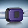 For AirPods Pro 2 TPU + PC Wireless Earphones Case with Magnetic Switch(Purple) - For AirPods Pro 2 by PMC Jewellery | Online Shopping South Africa | PMC Jewellery | Buy Now Pay Later Mobicred