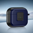 For AirPods 3 TPU + PC Wireless Earphones Case with Magnetic Switch(Blue) - For AirPods 3 by PMC Jewellery | Online Shopping South Africa | PMC Jewellery | Buy Now Pay Later Mobicred