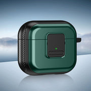 For AirPods 3 TPU + PC Wireless Earphones Case with Magnetic Switch(Green)