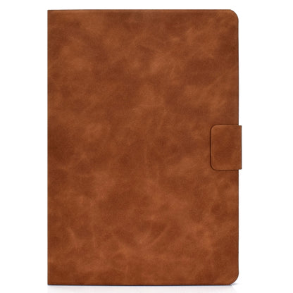 For iPad Air 2022 10.9 Cowhide Texture Leather Smart Tablet Case(Brown) - iPad Air (2022) / (2020) 10.9 Cases by PMC Jewellery | Online Shopping South Africa | PMC Jewellery | Buy Now Pay Later Mobicred