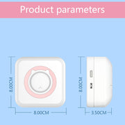 C15 Portable Multifunction Mini Printer Support OCR Text Scanning(Pink)