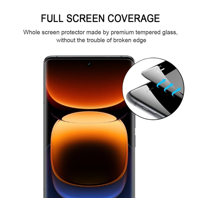 For vivo iQOO 12 Pro 25pcs 3D Curved Edge Full Screen Tempered Glass Film - iQOO 12 Pro Tempered Glass by PMC TechLife | Online Shopping South Africa | PMC TechLife | Buy Now Pay Later Mobicred
