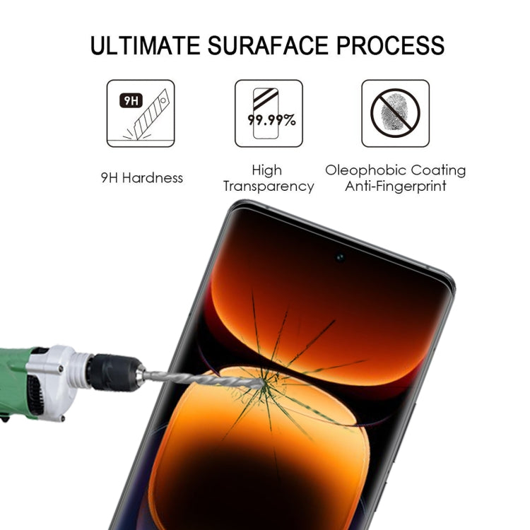 For vivo iQOO 12 Pro 25pcs 3D Curved Edge Full Screen Tempered Glass Film - iQOO 12 Pro Tempered Glass by PMC TechLife | Online Shopping South Africa | PMC TechLife | Buy Now Pay Later Mobicred
