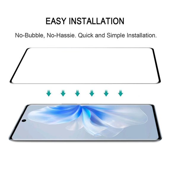 For vivo S18 Pro 25pcs 3D Curved Edge Full Screen Tempered Glass Film