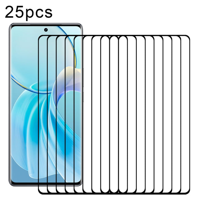 For vivo Y200 Pro 25pcs 3D Curved Edge Full Screen Tempered Glass Film
