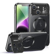 For iPhone 14 Aromatherapy Holder Single-sided MagSafe Magnetic Phone Case(Black) - iPhone 14 Cases by PMc TechLife | Online Shopping South Africa | PMc TechLife | Buy Now Pay Later Mobicred