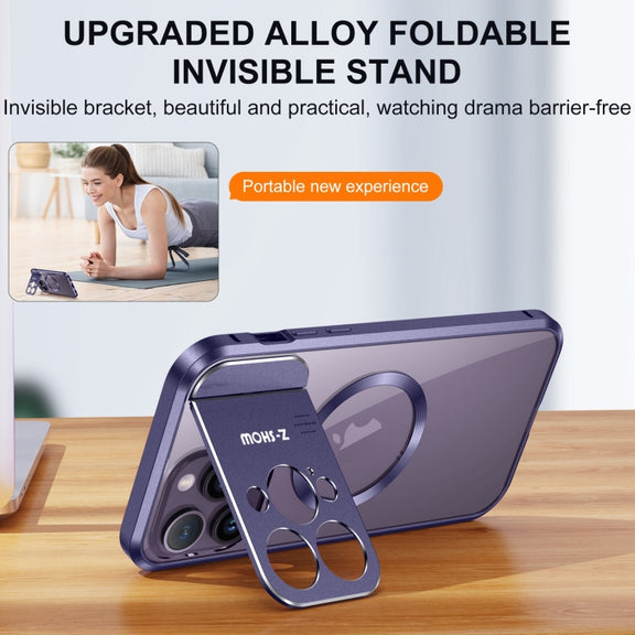 For iPhone 15 Aromatherapy Holder Single-sided MagSafe Magnetic Phone Case(Black)