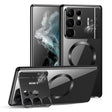 For Samsung Galaxy S22 Ultra 5G Aromatherapy Holder Single-sided MagSafe Magnetic Phone Case(Black) - Galaxy S22 Ultra 5G Cases by PMC TechLife | Online Shopping South Africa | PMC TechLife