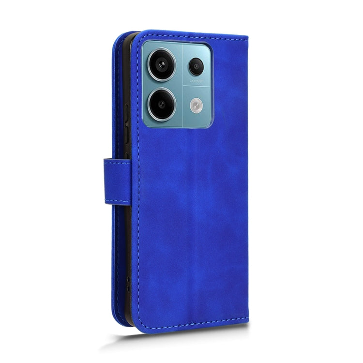 For Xiaomi Redmi Note 13 Pro 5G Skin Feel Magnetic Flip Leather Phone Case(Blue) - Note 13 Pro Cases by PMC TechLife | Online Shopping South Africa | PMC TechLife