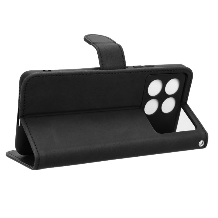 For Xiaomi Redmi K70 / K70 Pro Skin Feel Magnetic Flip Leather Phone Case(Black)