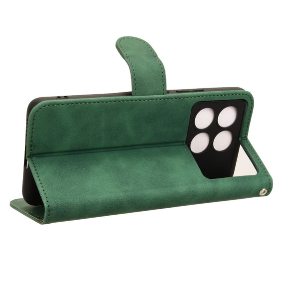 For Xiaomi Redmi K70 / K70 Pro Skin Feel Magnetic Flip Leather Phone Case(Green)
