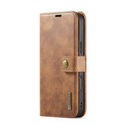 For iPhone 16 Pro DG.MING Crazy Horse Texture Detachable Magnetic Leather Phone Case(Brown)