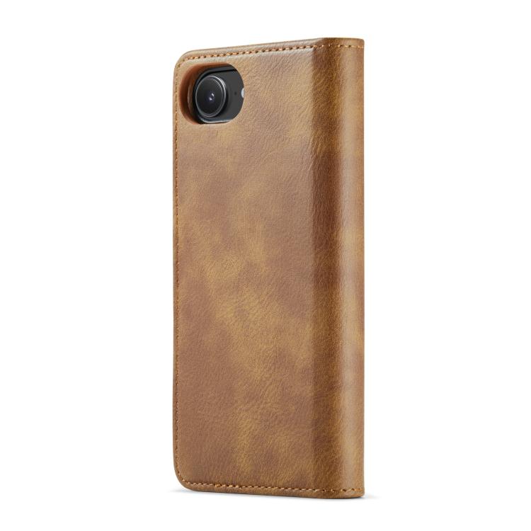 For iPhone 16e DG.MING Crazy Horse Texture Detachable Magnetic Leather Phone Case(Brown) - free shipping - PMc TechLife - Order now!