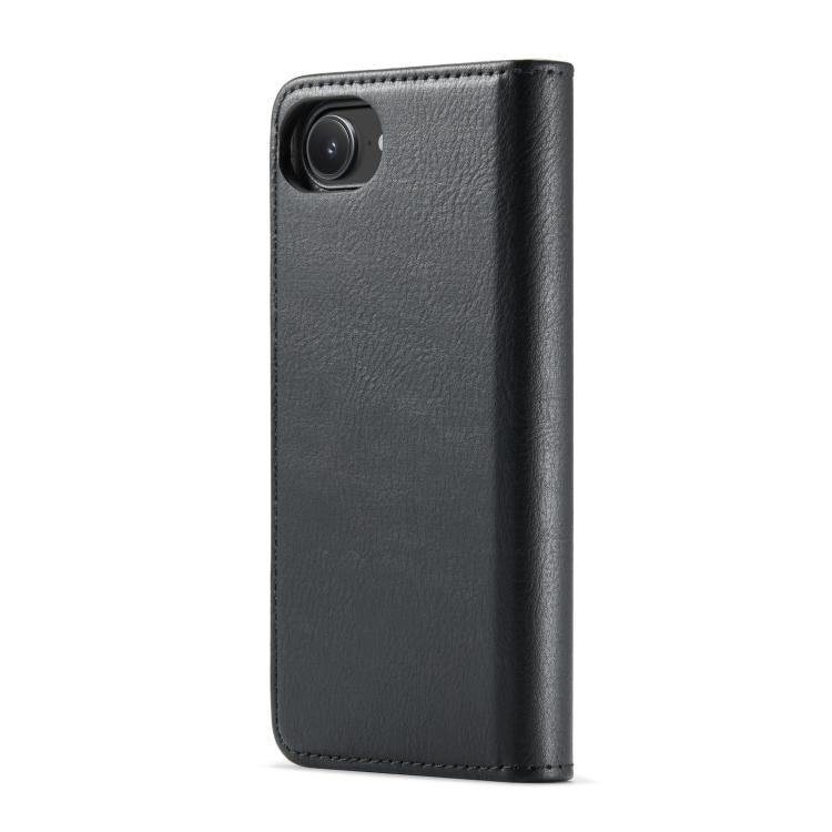 For iPhone 16e DG.MING Crazy Horse Texture Detachable Magnetic Leather Phone Case(Black) - free shipping - PMc TechLife - Order now!