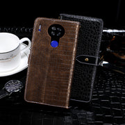 For Blackview A80 idewei Crocodile Texture Horizontal Flip Leather Case with Holder & Card Slots & Wallet(Black)