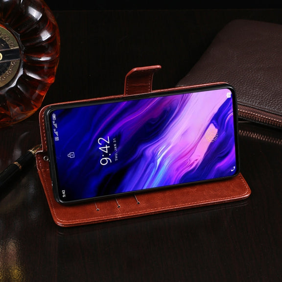 For UMIDIGI S5 Pro idewei Crazy Horse Texture Horizontal Flip Leather Case with Holder & Card Slots & Wallet(Brown)
