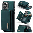 For iPhone 16 Pro DG.MING M1 Series 3-Fold Multi Card Wallet Leather Phone Case(Green) - iPhone 16 Pro Cases by DG.MING | Online Shopping South Africa | PMC TechLife | Buy Now Pay Later Mobicred