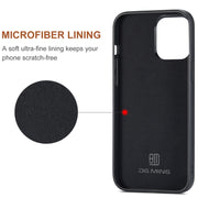 For iPhone 15 Pro DG.MING M2 Series 3-Fold Card Bag Wallet Leather Phone Case(Green)