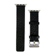 For Apple Watch Ultra 2 49mm Buffalo Leather Watch Band(Black) - Watch Bands by PMC TechLife | Online Shopping South Africa | PMC TechLife | Buy Now Pay Later Mobicred