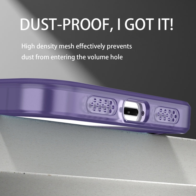 For iPhone 11 MagSafe Metal Holder Frosted Translucent Phone Case(Dark Purple) - iPhone 11 Cases by PMC TechLife | Online Shopping South Africa | PMC TechLife