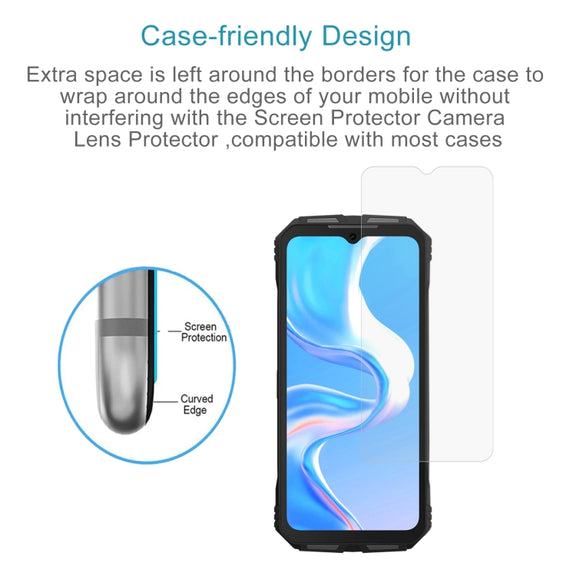 For DOOGEE V31GT 50pcs 0.26mm 9H 2.5D Tempered Glass Film