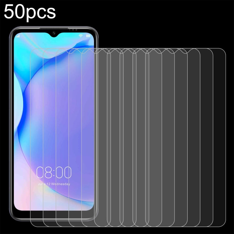 For DOOGEE N50 Pro 50pcs 0.26mm 9H 2.5D Tempered Glass Film - For Doogee by PMC TechLife | Online Shopping South Africa | PMC TechLife | Buy Now Pay Later Mobicred