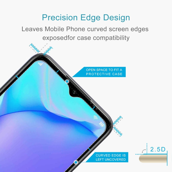For DOOGEE N50 Pro 50pcs 0.26mm 9H 2.5D Tempered Glass Film