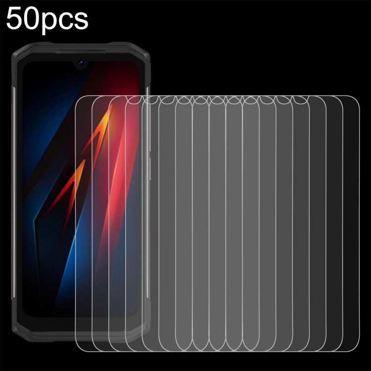 For DOOGEE S Punk 50pcs 0.26mm 9H 2.5D Tempered Glass Film - For Doogee by PMC TechLife | Online Shopping South Africa | PMC TechLife | Buy Now Pay Later Mobicred