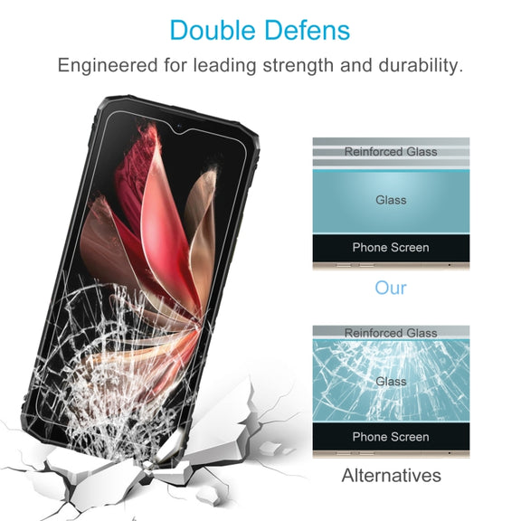 For DOOGEE Blade10 Pro 50pcs 0.26mm 9H 2.5D Tempered Glass Film