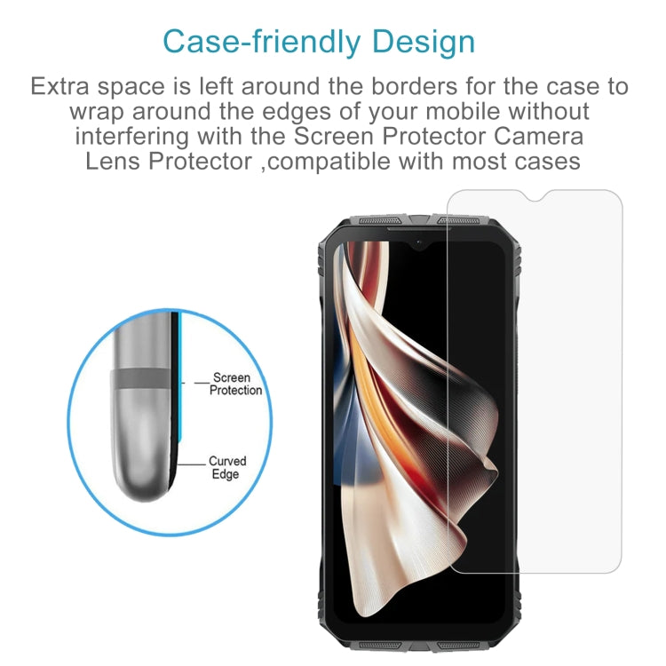 For DOOGEE S cyber 50pcs 0.26mm 9H 2.5D Tempered Glass Film
