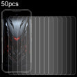 For DOOGEE S200 / S200X 50pcs 0.26mm 9H 2.5D Tempered Glass Film - For Doogee by PMC TechLife | Online Shopping South Africa | PMC TechLife | Buy Now Pay Later Mobicred