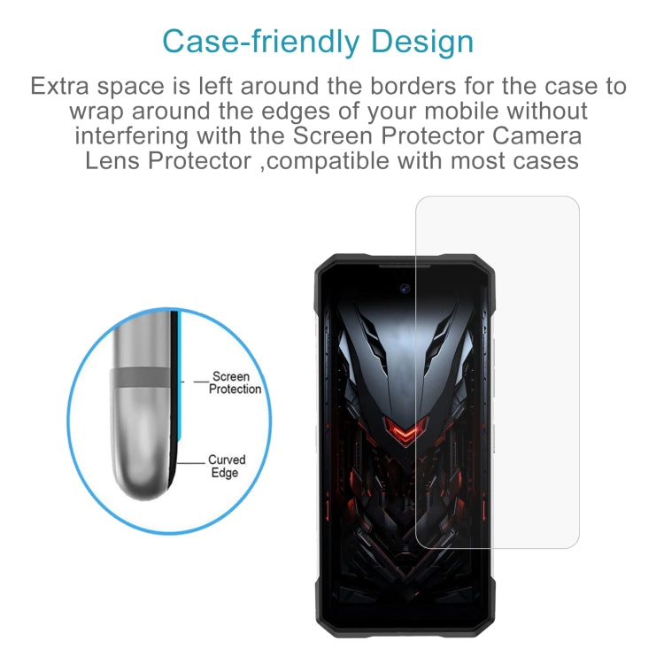 For DOOGEE S200 / S200X 50pcs 0.26mm 9H 2.5D Tempered Glass Film