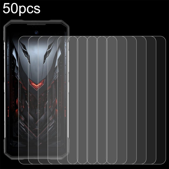 For DOOGEE S200 / S200X 50pcs 0.26mm 9H 2.5D Tempered Glass Film