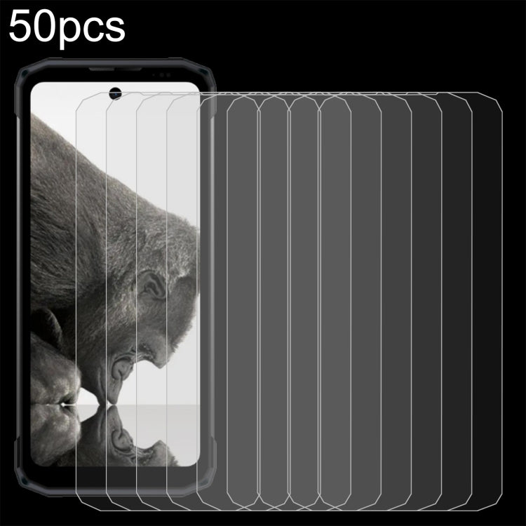 For DOOGEE Fire 6 Power 50pcs 0.26mm 9H 2.5D Tempered Glass Film - free shipping - PMC TechLife - Order now!