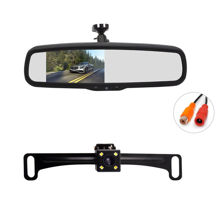 PZ705 422-A 4.3 inch TFT LCD Car Rear View Monitor for Car Rearview Parking Video Systems - Rear View Cameras by PMC TechLife | Online Shopping South Africa | PMC TechLife | Buy Now Pay Later Mobicred