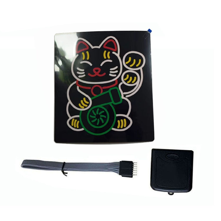 EL Luminous Car Stickers Cold Light Car Stickers Car Luminous Pattern Decoration(Cat) - Decorative Sticker by PMC TechLife | Online Shopping South Africa | PMC TechLife | Buy Now Pay Later Mobicred